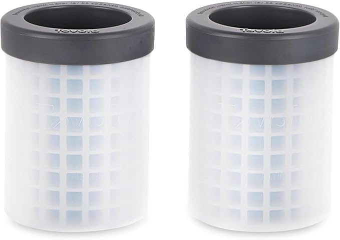 Tovolo Mini Ice Cylinder- Squeeze & Release- Set of 2, 1000422, Gray