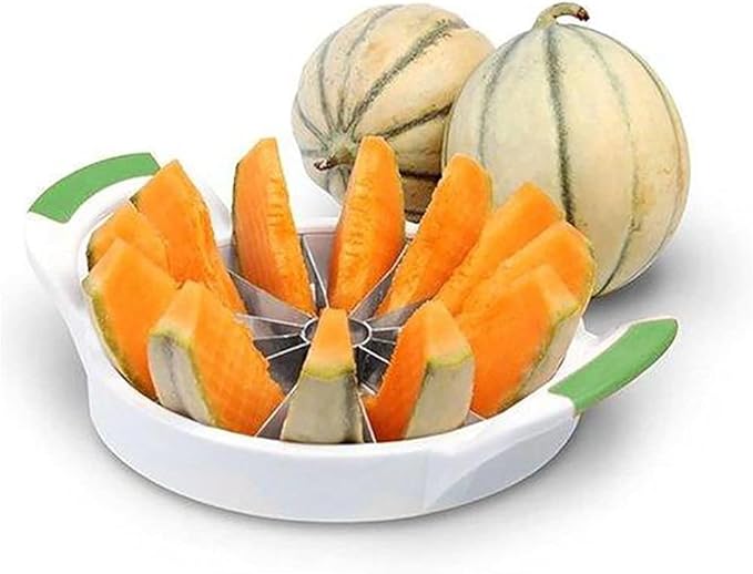 Modern Home Melon Slicer - Honeydew/Cantaloupe/Mini-watermelon Easy Slicing Tool - Medium Size