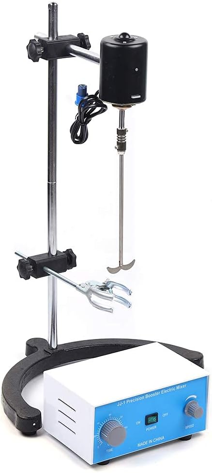 Electric Overhead Stirrer Mixer Lab Overhead Stirrer High Accuracy Blender 3000 RPM 110V (100W)