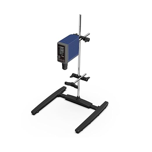 ONiLAB 30L LCD Lab Overhead Stirrer & Mixer, 10,000 mPa·s High Viscosity, 0.1 N·cm Precision Torque Display, Brushless Motor & Stand, 2200rpm ±3rpm Accuracy, 100h Timer/Continuous Mode, cTUVus