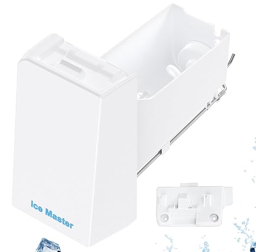 Upgraded DA97-14504C Ice Bucket Replacement for Samsung Refrigerator Ice Maker Tray Part DA97-14504A Ice Container Assembly RF22KREDBSR, RF23HCEDBBC,RF23J9011SR, RF24FSEDBSR Fridge Assy Tray Ice Bin