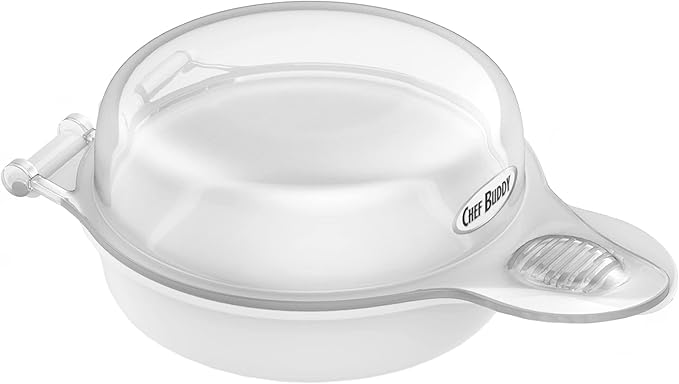 Microwave Egg Maker, a Healthy Breakfast Cooking Utensil - Kitchen Essentials, Easy to Make- Holds Up to Two Eggs and Cooks in 45 Seconds