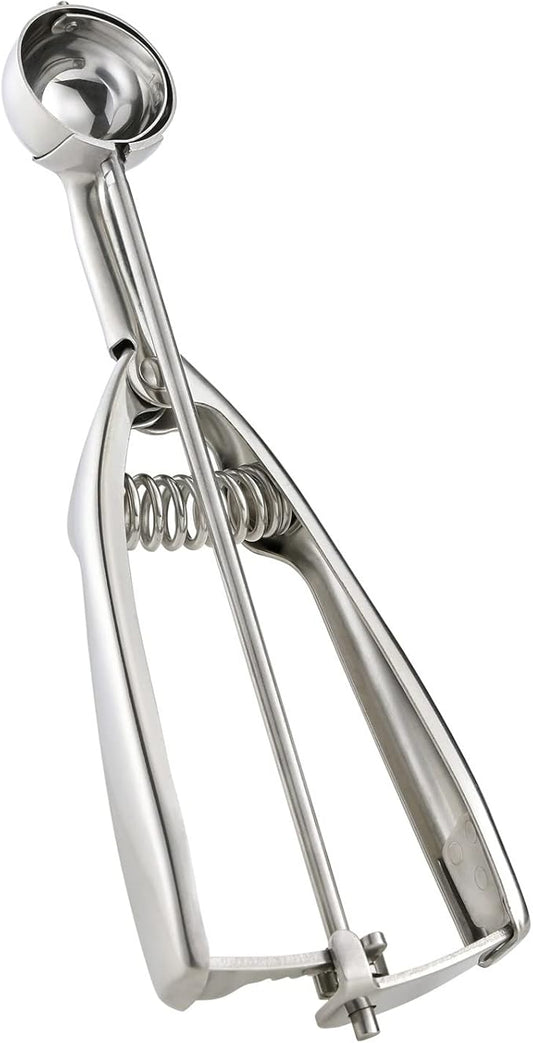18/8 Stainless Steel Small Ice Cream Scoop Disher Melon Baller 0.6 Tablespoon