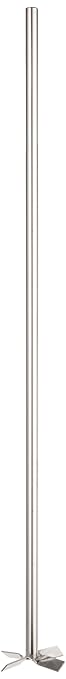 SCILOGEX Lab Cross Stirrer - 316L Stainless Steel, 400mm Shaft x 8mm Diameter with 50mm Impeller – Durable Overhead Stirring Rod for Laboratory Mixing & Blending