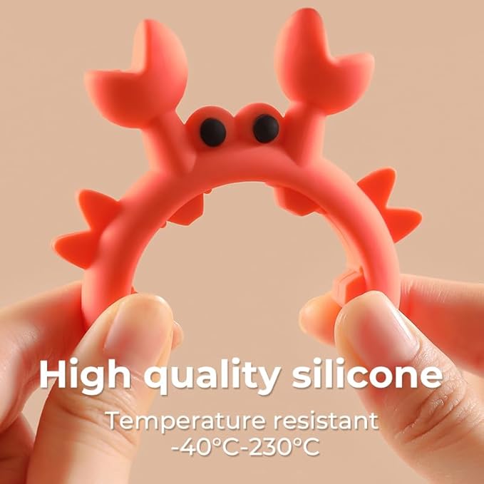 Crab Spoon Holder Funny Spoon Rest for Stove Top, Steam Releaser- Cooking Gadgets, Cooking Gifts, Cool Kitchen Gadgets, Cool Gifts, Cute Kitchen Accessories