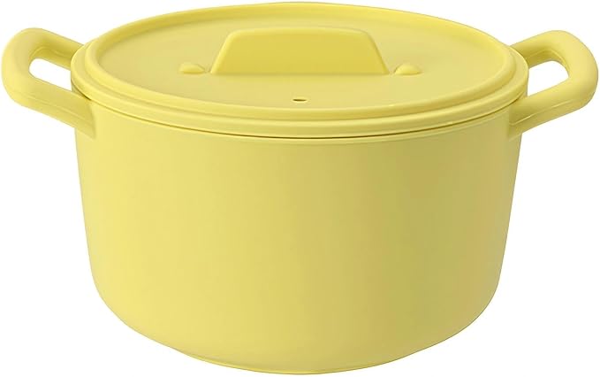 Small Silicone Steamer Microwave, Steamer for Baby Food Maker, Vegetable, Egg, 100% Food Grade Silicone Microwave Bowl with Lid and Handle, Non-stick, Easy Clean, Dishwasher Safe, 19oz