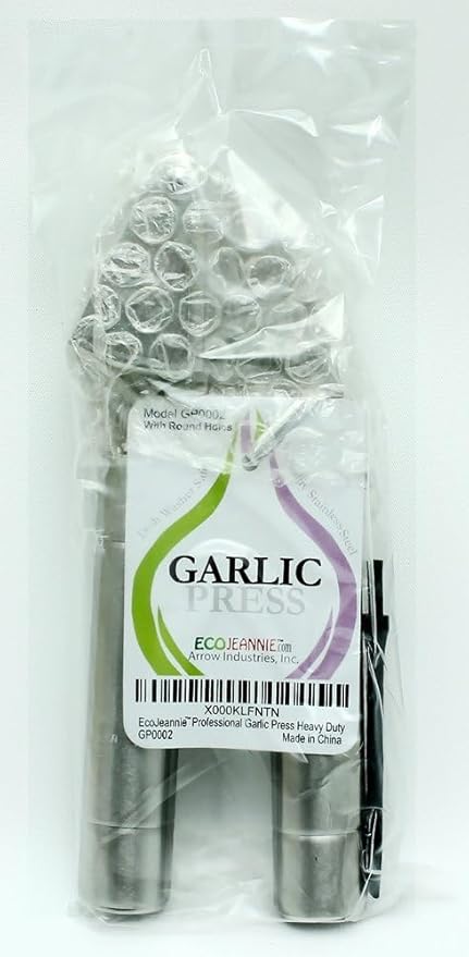 Elite Stainless Steel Garlic Press – Exquisite Commercial Grade, Unparalleled Quality Garlic Crusher (GP0002)