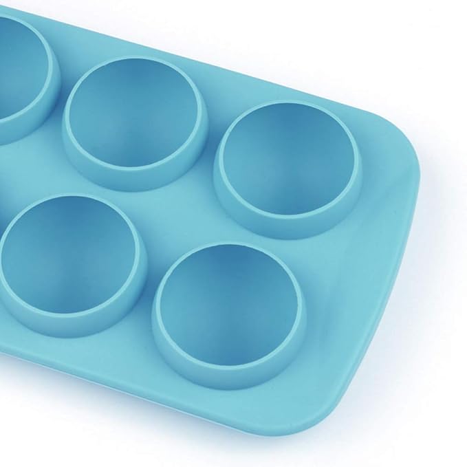 Set of 3, Silicone Chocolate Candy Molds, findTop Round Sphere Baking Molds for Cordial Truffle, Jello Pudding Ball Ice Cube Peanut Butter