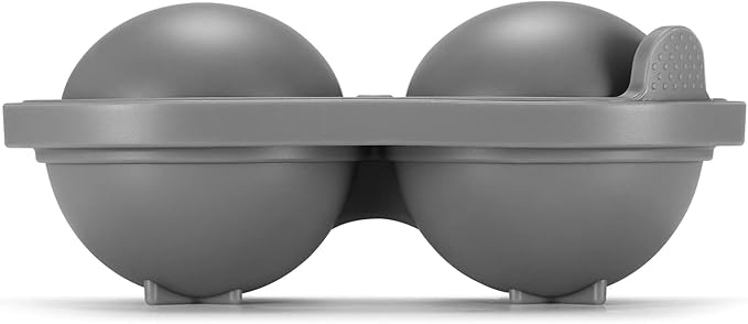 ACOOKEE Golf Ice Cube Trays, 2.5" Large Sphere Round Golf Ice Cube Mold for Cocktails, Whiskey, Bourbon Chilling, Fun Shapes Silicone Big Circle Ice Cube Trays w/Funnel