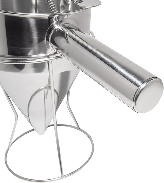 ALDKitchen Dough Dispenser | Stainless Steel | Batter Pourer (Funnel)