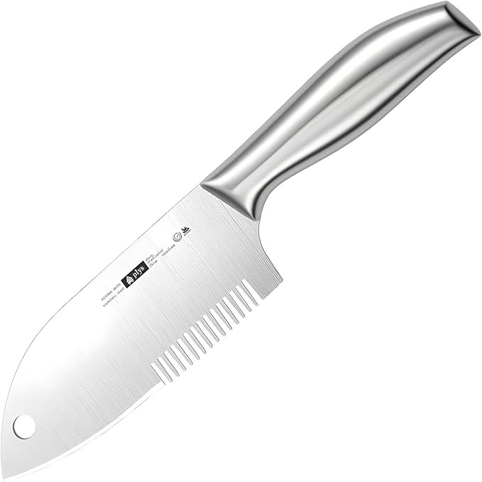 Julienne Slicer Stainless Steel Onion Cutter Scallion Shredder, Vegetable Chopper with Comb Teeth, Kitchen Gadgets (Full Stainless Steel)