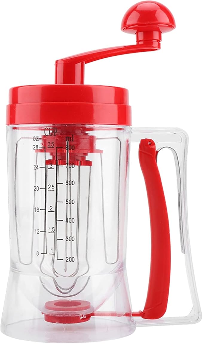 Batter Dispenser,3 In 1 Automatic Pancake Cupcake Batter Dispenser With Cake,Food Grade Dispenser For Pancake,Cupcakes, Waffles, Muffin Mix, Crepes, Cake Or Any Baked Goods