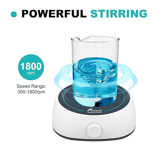 JOANLAB Mini Stir Plate Magnetic Lab Stirrer with Stir Bar,Magnetic Mixer 3000ml