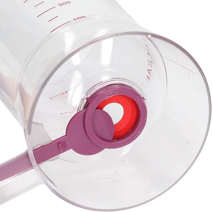 Pancake Batter Dispenser, Batter Cream Speratator Cupcakes Maker with Measuring Label, Mess Free Cupcake Batter Dispenser with Squeeze Handle, Perfect Baking Tool for Muffin Mix, Crepe, Cake