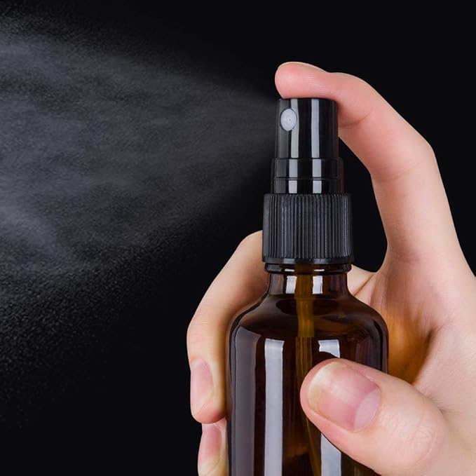Hydior Essential Oil Spray Bottle Tops, Fine Mist Sprayer for 5ml and 15ml EO Bottles, Pack of 14, Rainbow