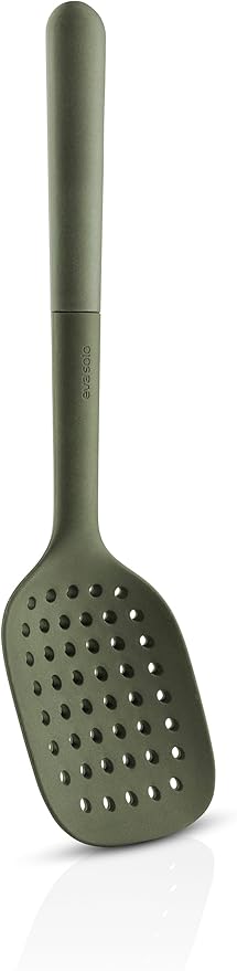 EVA SOLO | Green Tools perforated ladle | Versatile perforated ladle with rounded rim to reach all the way into bowl or pot sides | Danish Design & Functionality | Kitchen Gadgets & Accessories
