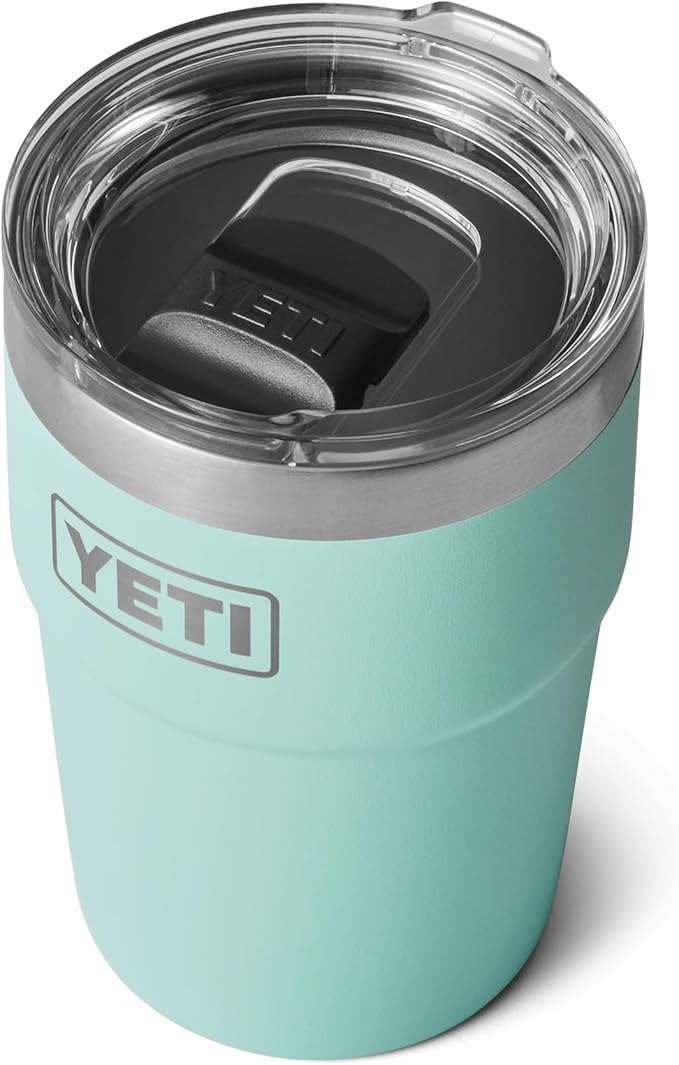 YETI Rambler 16 oz Stackable Tumbler, Vacuum Insulated, Stainless Steel with MagSlider Lid | Stackable, Stackable, Vacuum Insulated, MagSlider Lid, MagSlider Lid, Vacuum Insulated