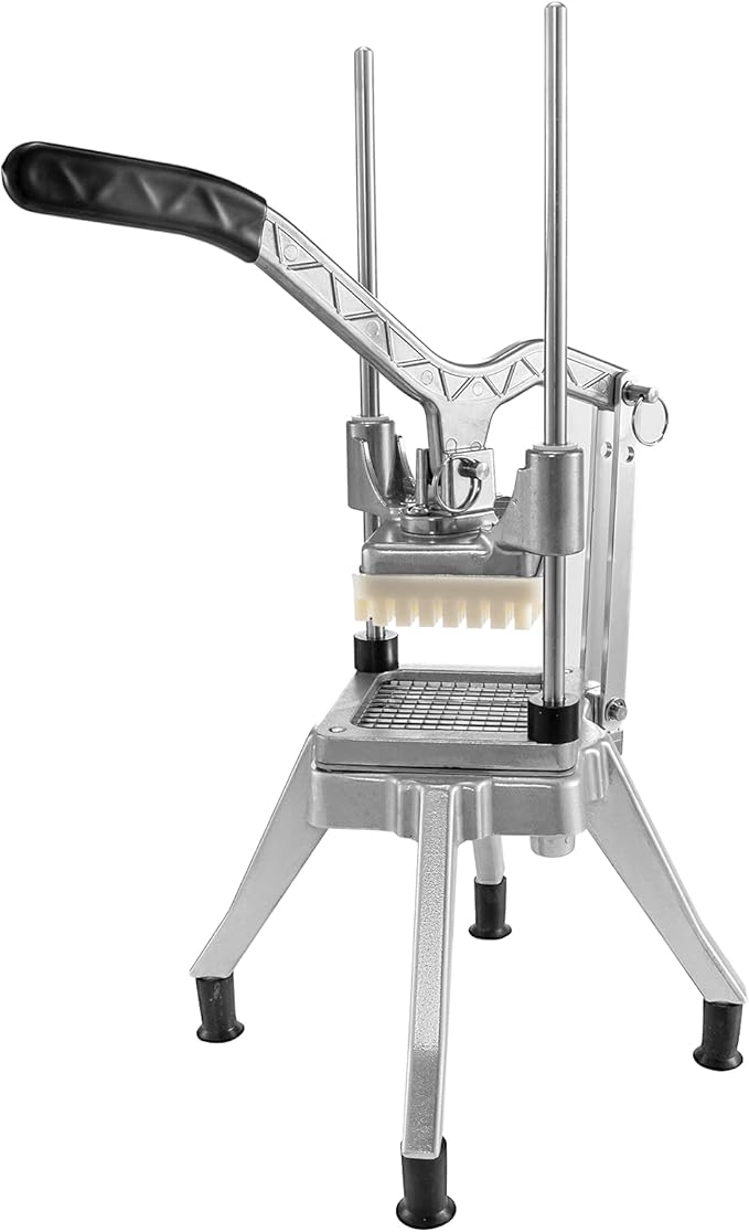 VEVOR Commercial Chopper with 4 Replacement Blades Commercial Vegetable Chopper Stainless Steel French Fry Cutter Potato Dicer & Slicer Commercial Vegetable Fruit Chopper for Restaurants & Home Kitche