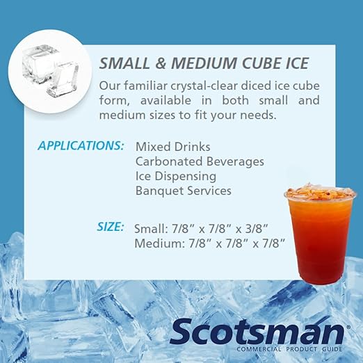 Scotsman Commercial Undercounter Ice Maker with Bin