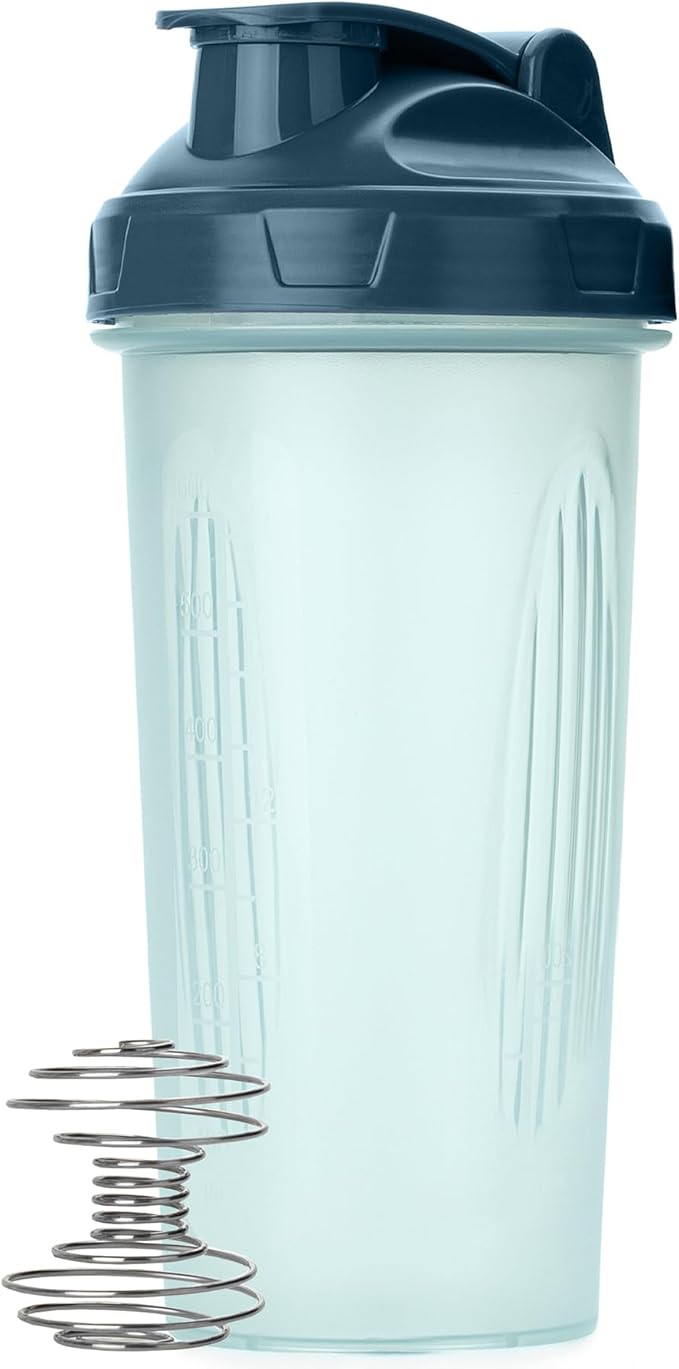 Mr. Pen- Shaker Bottle for Protein Mixes, 28 oz, with Wire Whisk Ball, Ideal for Protein Shakes