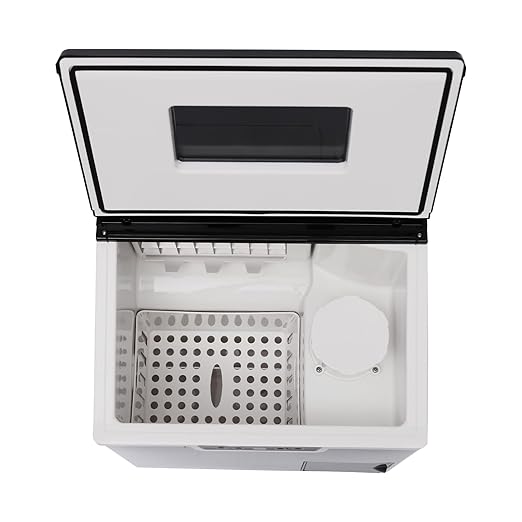 Countertop Ice Maker Dispenser, 2-in-1 Ice Cube Maker, Self Dispensing Pellet Crushed Ice Maker, 88lbs/24H, 15mins Quick Ice Make, 1000g/2.2lbs Ice Storage, Ice Full Indicator