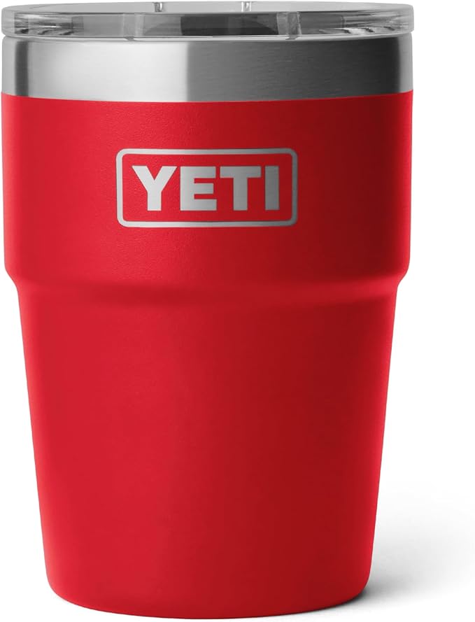 YETI Rambler 16 oz Stackable Tumbler, Vacuum Insulated, Stainless Steel with MagSlider Lid | Stackable, Stackable, Vacuum Insulated, MagSlider Lid, MagSlider Lid, Vacuum Insulated