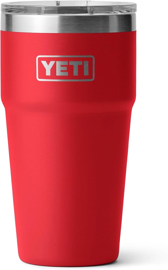 YETI Rambler 20 oz Stackable Tumbler, Stainless Steel, Vacuum Insulated with MagSlider Lid