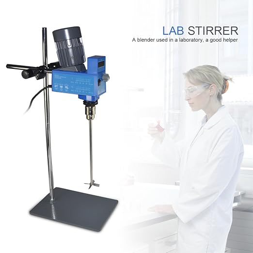20L Electric Overhead Stirrer Mixer 2000RPM Digital Lab Mixer Blender Variable Speed Electric Overhead Mixer (Overhead Stirrer 20L)