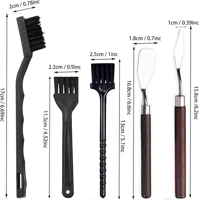 Self-Cleaning Garlic Press Cleaner Tool Suitabl for Cleaning a Variety of Garlic Press (Tool Only No Garlic Press Included)