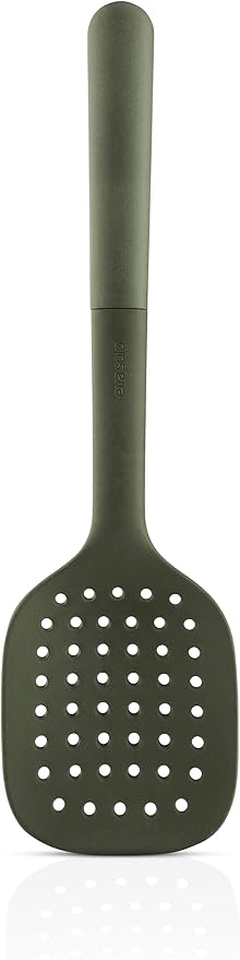 EVA SOLO | Green Tools perforated ladle | Versatile perforated ladle with rounded rim to reach all the way into bowl or pot sides | Danish Design & Functionality | Kitchen Gadgets & Accessories