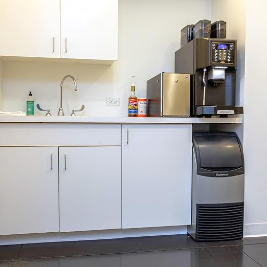 Scotsman UN1215A-1 15" Air-Cooled Nugget Undercounter Ice Maker Machine with 36 lb. Storage Capacity, 119 lbs/Day, 115v, NSF