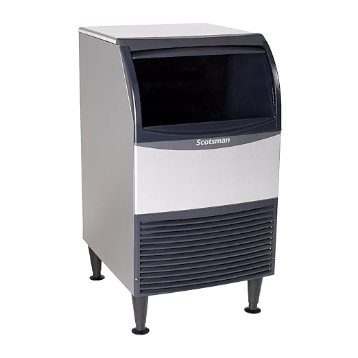 Scotsman UN1520A-1 20" Air-Cooled Nugget Undercounter Ice Maker Machine with 57 lb. Storage Capacity, 167 lbs/Day, 115v, NSF