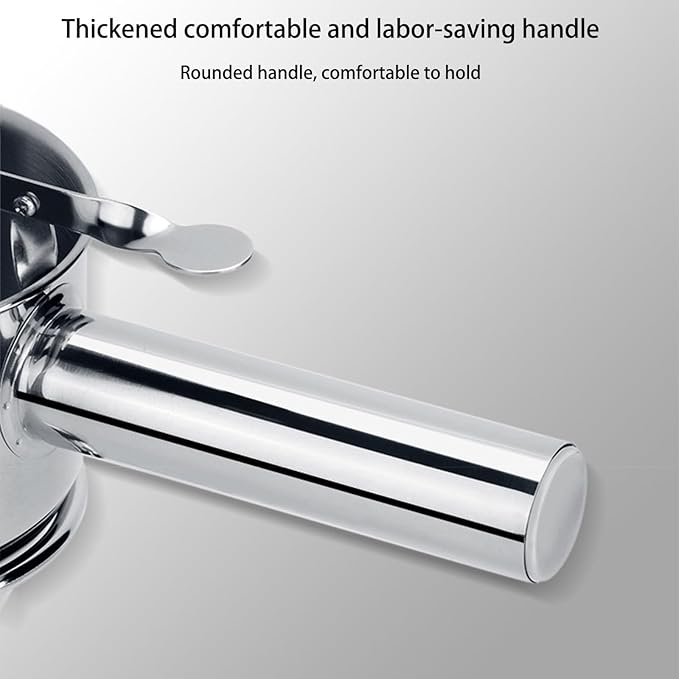 Joyeee Pancake Batter Dispenser with Cover, 40oz Funnel Cake Dispenser, Stainless Steel 4 Caliber Batter Dispenser with Squeeze Handle, Durable, Leak-Free and Easy to Clean, Great for Cupcakes, Waffle