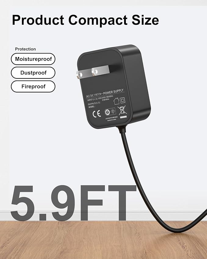 Charger for Ninja Blast Max Portable Blender, Charging Cord Compatible with Ninja Blast Max BC251 Portable Blender, Personal Smoothies, BC251