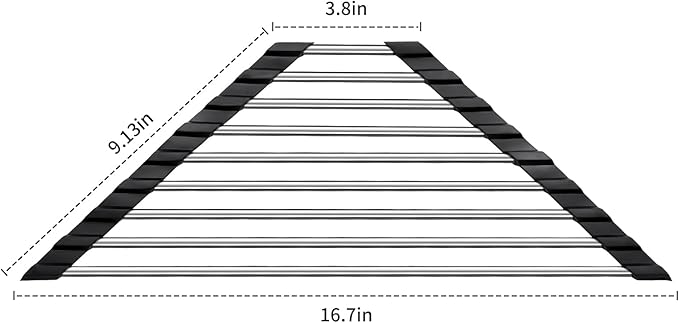 Corner Sink Caddy Triangle Dish Drying Rack for Sink Corner, Dish Drying Rack in Sink, Sponge Holder Roll Up Dish Drying Rack Over The Sink,Drainer Mat Sponge Caddy for Counter Storage