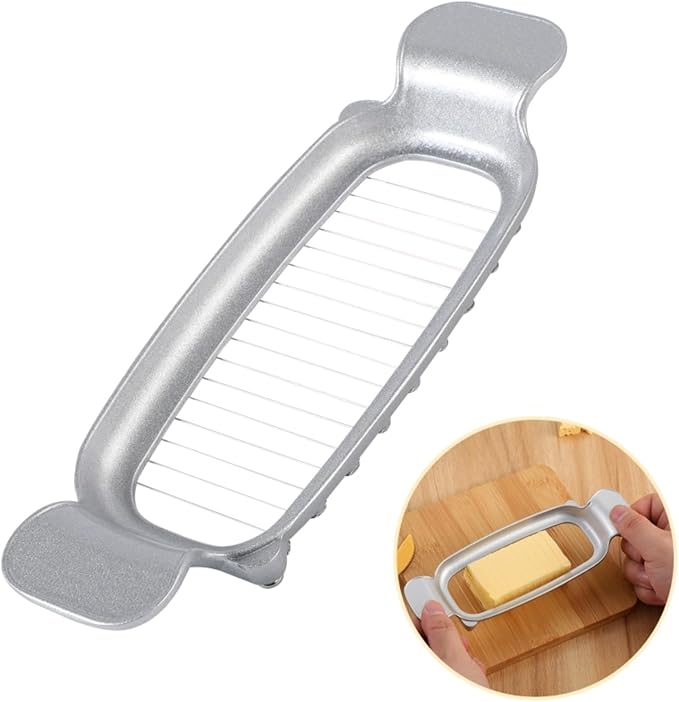 Butter & Cheese Slicer Cutter，Suitable for Block Cheese, Butter, and Soft Fruits, and Dishwasher Washable
