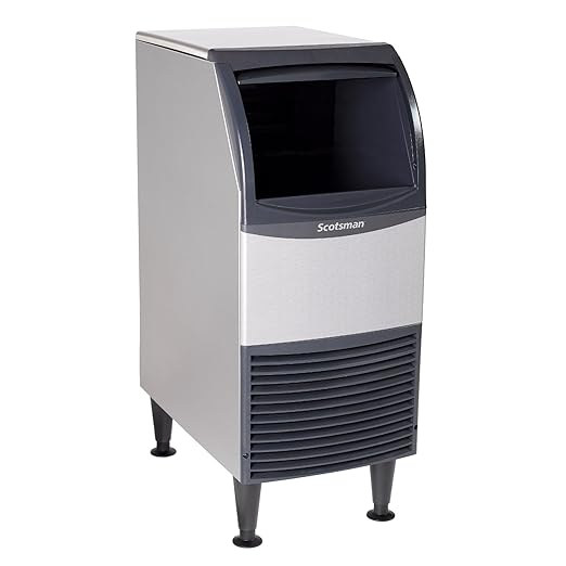 Scotsman UN1215A-1 15" Air-Cooled Nugget Undercounter Ice Maker Machine with 36 lb. Storage Capacity, 119 lbs/Day, 115v, NSF