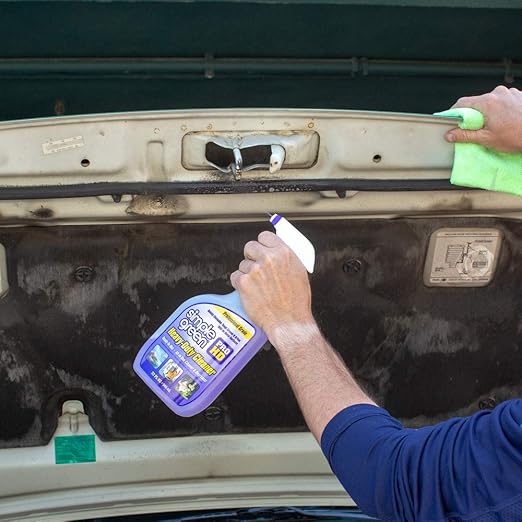 Simple Green Pro HD Purple Concentrated Cleaner & Degreaser - Heavy Duty, Professional, Automotive, Restaurant, Grills, Ovens (32 oz Spray @Heavy Strength and 1 Gal Concentrate Refill)