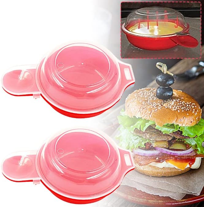 Liusm Microwave Egg Muffin Breakfast Sandwich Cooker For Make Egg in 1 Minute