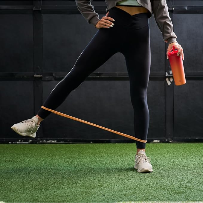BlenderBottle 2-in-1 Insulated Stainless Steel Shaker Tumbler, Swig Leakproof Lid, Straw, BlenderBall, BPA Free, For Protein Shakes, Smoothies, And Pre Workout, 24 oz, Red/Orange (Heatwave)