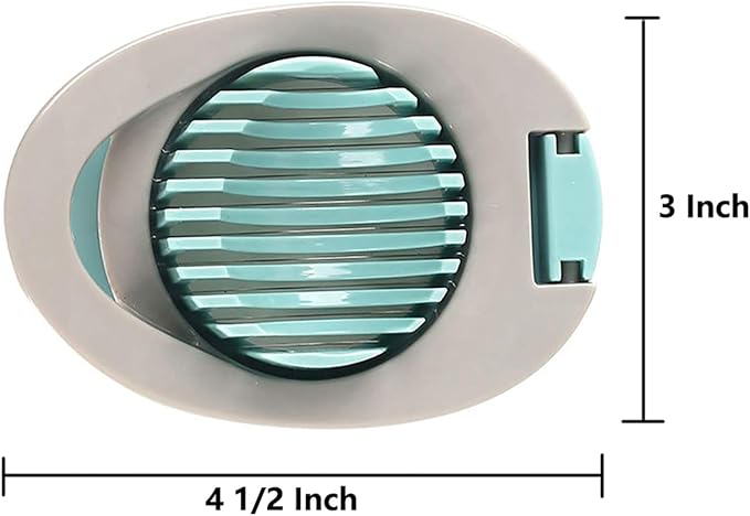 Ortarco Egg Slicer for Boiled Eggs Strawberry Cutter with Stainless Steel Wire （Green）