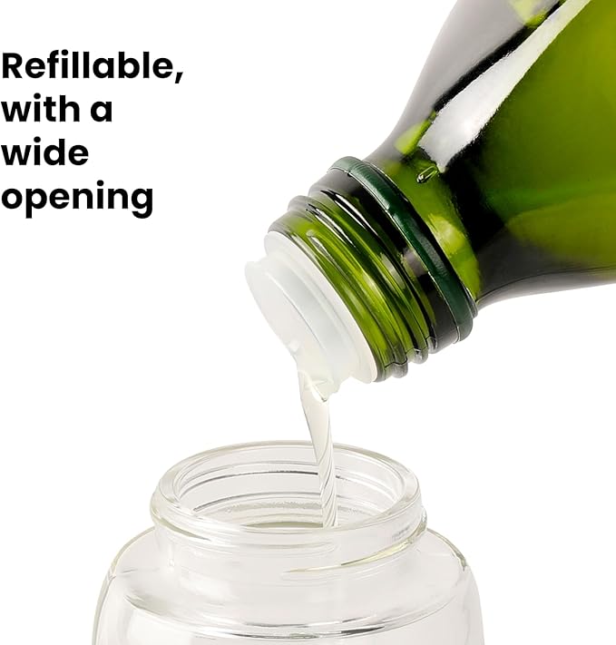 Mistifi Eco-Friendly Oil Sprayer – Durable Glass Bottle for Cooking, BBQ, and Grilling Mist Spray Bottle for Air Fryer, Olive Oil, Avocado Oil, Healthy Nonstick Frying 150ml (PS631)