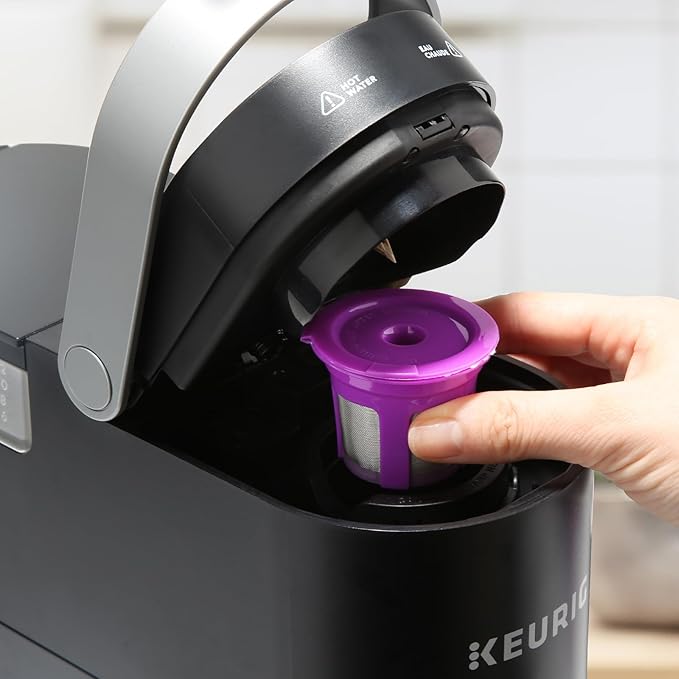 Pro Mael Disposable K Cup Filters with Lid, Coffee Filter Paper for Keurig Brewers Single Serve 1.0 and 2.0, Use with Reusable K Cup Pods, White (100-Count)