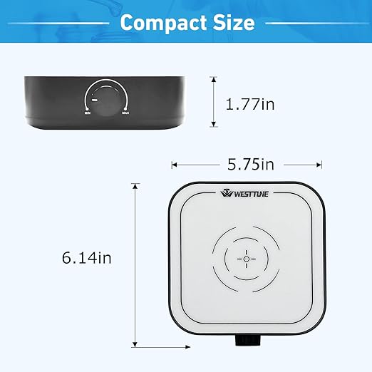 Rechargeable 3000rpm Magnetic Stirrer Mixer with Stir Bar, Brushless DC Motor Max 3000ml Electric Magnetic Stir Plate Mixer（No Heating)