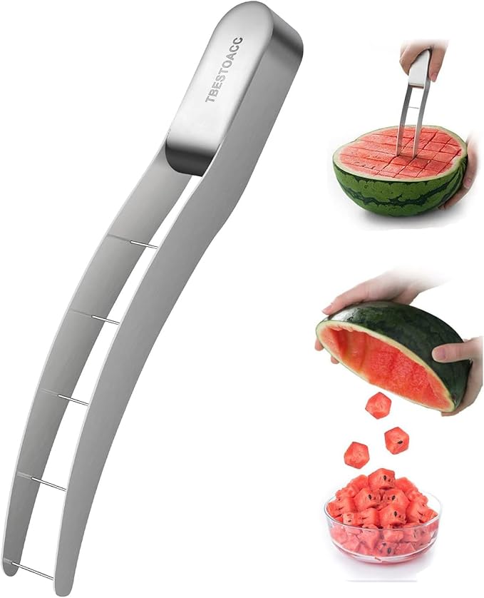 Watermelon Slicer, Watermelon Cutter, Melon Cutter Tool, Watermelon Cutting tool Stainless Steel Fruit Cutter