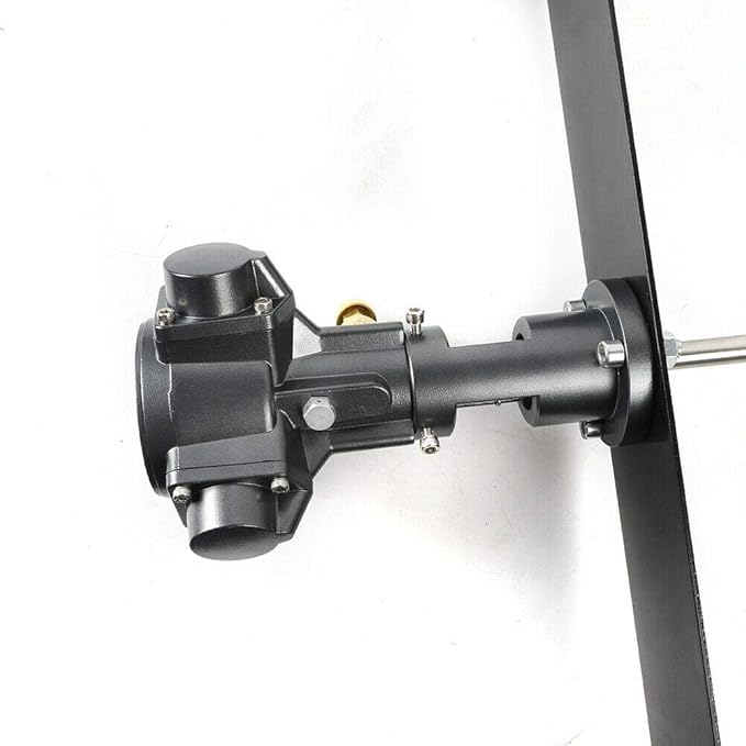 Eapmic 50 Gallon Pneumatic Paint Mixer Machine 1/2HP Pneumatic Agitator Stainless Steel Air Powered Paint Stirring Machine Automatic Barrel Drum Stirrer for Paint Ink Coating Viscous Liquid
