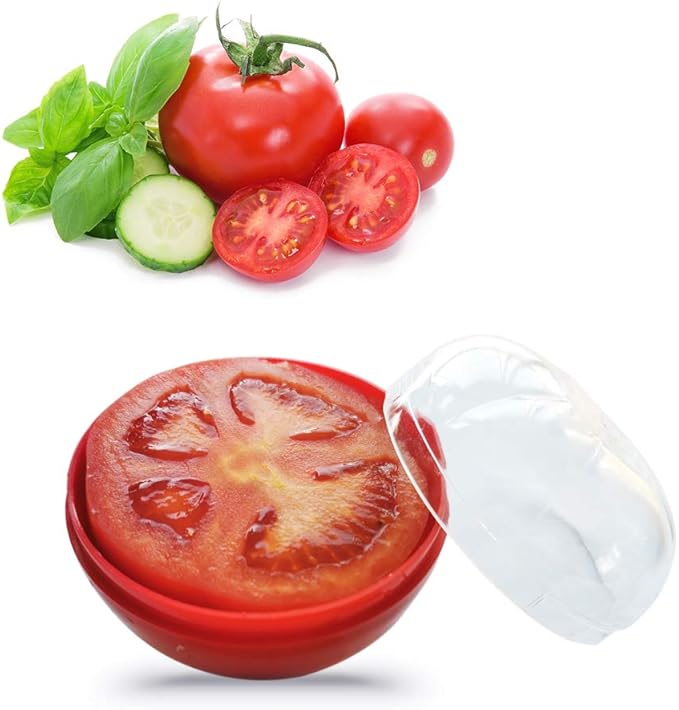 Tomato Storage Containers, Tomato Saver Keeper Fruit and Vegetable Storage Holder for Fridge