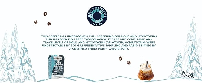 Fresh Roasted Coffee, Organic Frostbite Cold Brew | Mold & Myco 3rd Party Tested, USDA, Kosher | Medium Roast | 5 lb Coarse Ground