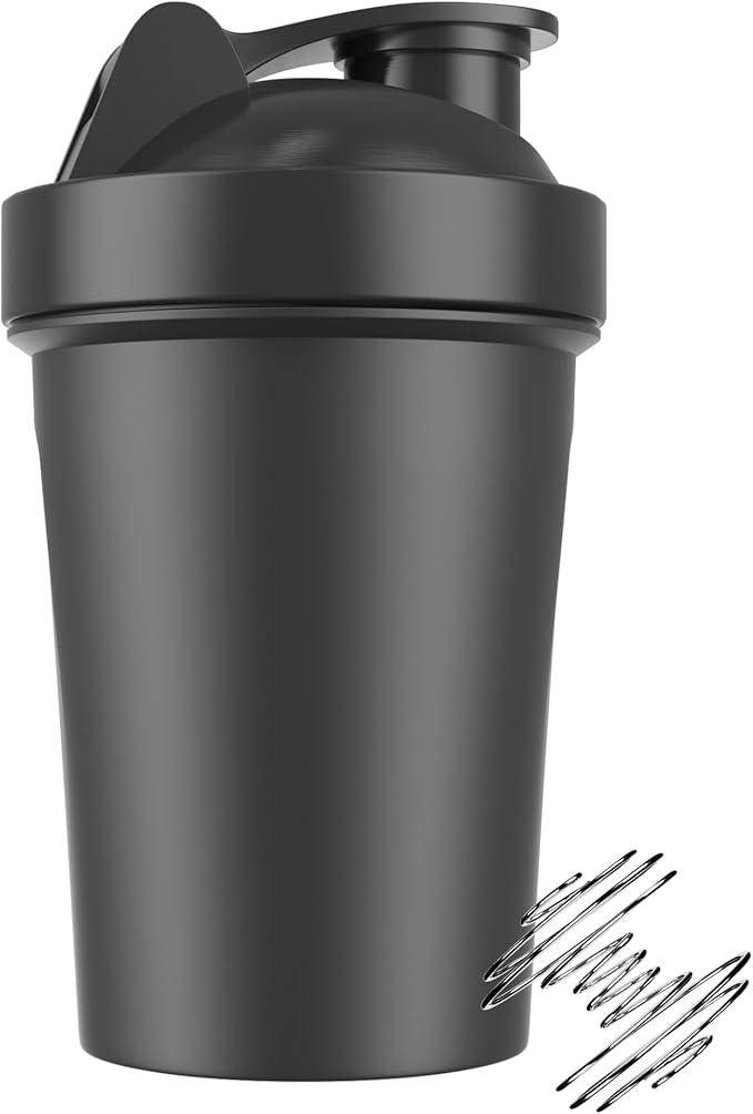 JEELA SPORTS 5 PACK Protein Shaker Bottles for Protein Mixes -20 OZ- Dishwasher Safe Shaker Cups for Protein Shakes - Shaker Cup for Blender Protein Shaker Bottle for Shakes Protein Shake Blender