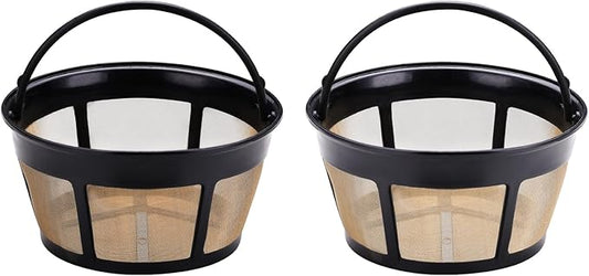 Reusable Coffee Filter, fits Mr. Coffee 12 Cup Coffee Maker Coffee Filters 10-12 Cup Basket (2 PCS)